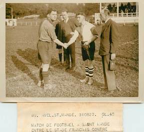 PHOTO ORIGINALE  / FRANCE 94 "Saint Mandé, match de Football "