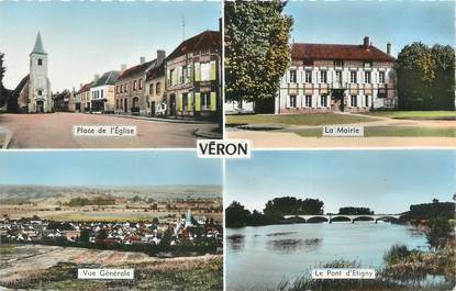 .CPSM  FRANCE 89 "Véron, Vues"