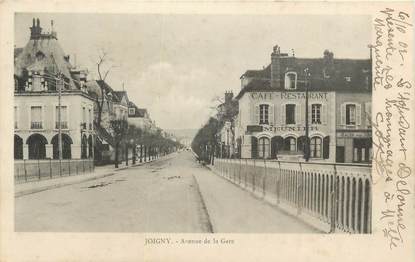 .CPA   FRANCE 89 " Joigny, Avenue de la gare"