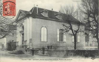 .CPA   FRANCE 89 " Joigny, Place de la République, Palais de Justice"