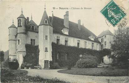 .CPA   FRANCE 89 " Noyers, Château de Moutot"