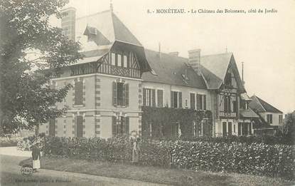 .CPA  FRANCE 89 " Monéteau, Le château des Boisseaux"