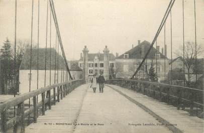 .CPA  FRANCE 89 " Monéteau, La Mairie et le pont"