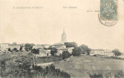 .CPA FRANCE 42 " St Romain les Atheux, Vue générale"