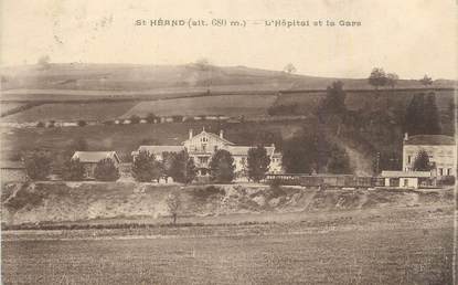 .CPA FRANCE 42 " St Heand, L'hôpital et la gare"