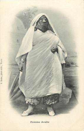 CPA TUNISIE  "Femme arabe"