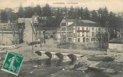 .CPA FRANCE 42 " St Galmier, Les sources"