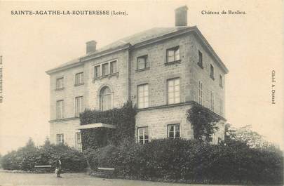 .CPA FRANCE 42 " St Agathe la Bouteresse, Château de Bonlieu"