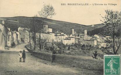.CPA FRANCE 42 " Rochetaillée, L'entrée du village"