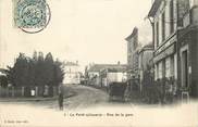 77 Seine Et Marne CPA FRANCE 77  "La Ferté sous Jouarre, Rue de La Gare"