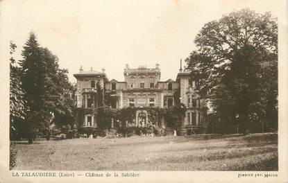 .CPA FRANCE 42 " La Talaudière, Château de la Sablière"