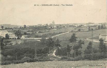 .CPA FRANCE 42 "Viricelles, Vue générale  "