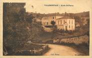 42 Loire .CPA FRANCE 42 "Villemontais, Ecole St Pierre"