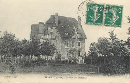 .CPA FRANCE 42 " Nervieux, Château des Madarins"