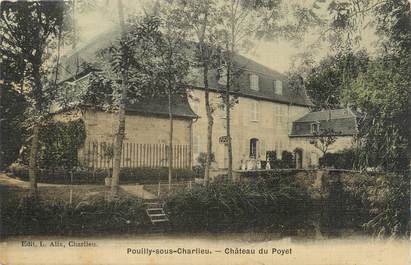 .CPA FRANCE 42 " Pouilly sous Charlieu, Château du Poyet"