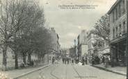 42 Loire .CPA FRANCE 42 " Le Chambon Feugerolles, Place de la Mairie et Rue Gambetta"