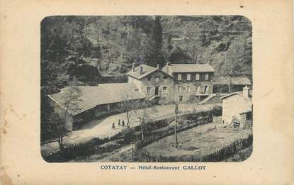 .CPA FRANCE 42 " Cotatay, Hôtel-restaurant Gallot"