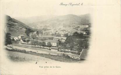 .CPA FRANCE 42  "Bourg Argental, Vue prise de la gare"