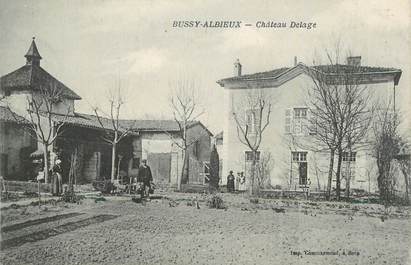 .CPA FRANCE 42  "Bussy Albieux, Château Delage"