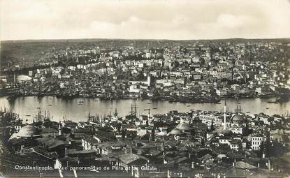 CPA TURQUIE "Constantinople, vue panoramique de Péra et de Gaiate"