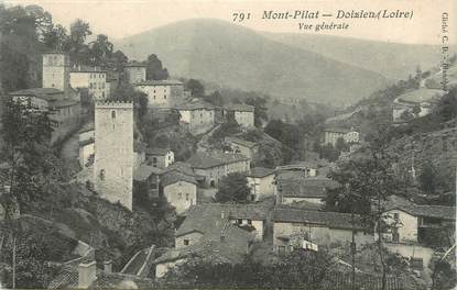 .CPA  FRANCE 42  "Mont  Pilat - Doizieux, Vue générale"