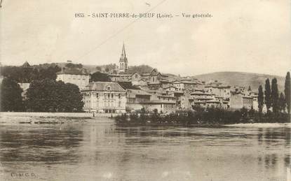 .CPA  FRANCE 42  "St Pierre de Boeuf, Vue générale"