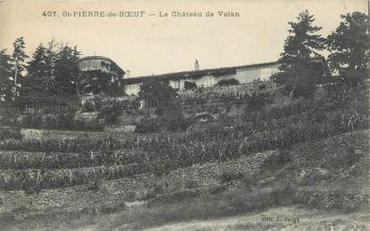 .CPA  FRANCE 42  "St Pierre de Boeuf, Le château de Volan"