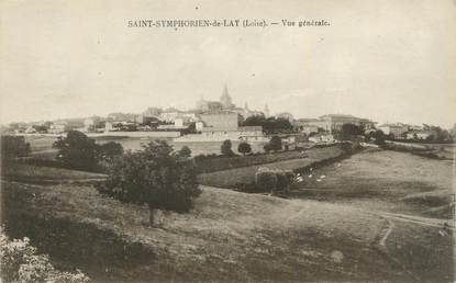 .CPA  FRANCE 42  "St Symphorien de Lay, Vue générale "