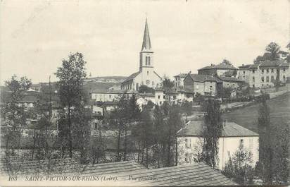 .CPA  FRANCE 42  "St  Victor sur Rhins, Vue générale"