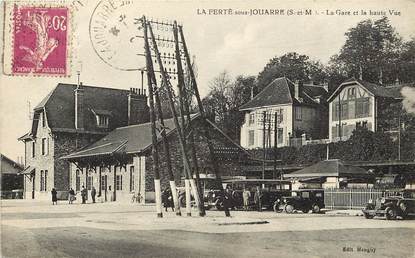 CPA FRANCE 77  "La Ferté sous Jouarre, La Gare"