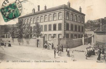 .CPA  FRANCE 42  "St Chamond, Usine St Chamonaise de Tresse