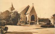 76 Seine Maritime .CPA  FRANCE 76 " Saint Jouin sur Mer L'église et le monument aux morts"