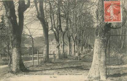 .CPA  FRANCE 76 " Saint Martin de Boscherville, Château du Val St Léonard"