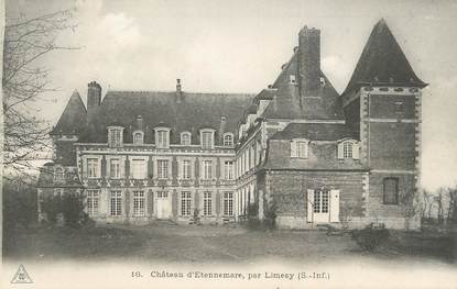 .CPA FRANCE 76 "Etennemare, Le château"