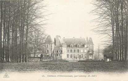 .CPA FRANCE 76 "Etennemare, Le château  "