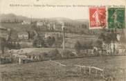 42 Loire .CPA  FRANCE 42 " Régny, Usine de tissage mécanique  et quartier beau site"