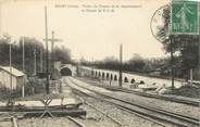 42 Loire .CPA  FRANCE 42 " Régny, Viaduc du chemin de fer départemental et tunnel du PLM"