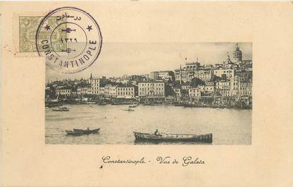 CPA TURQUIE "Constantinople, vue de Galata"