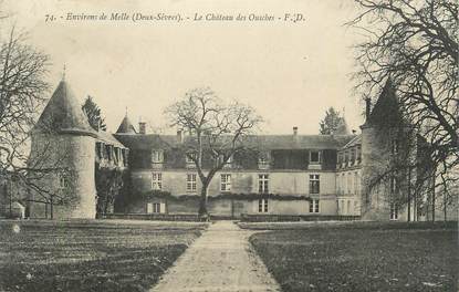 .CPA  FRANCE 79  "  Environs de Melle, Le château des Ousches"