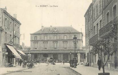 .CPA  FRANCE 79  "  Niort, La gare"