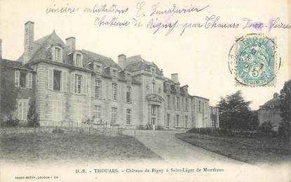 .CPA  FRANCE 79  "  Thouars, Château de Rigny"