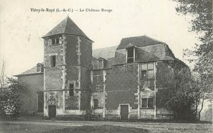 . CPA FRANCE 41 "Viévy le Rayé, Le château rouge"