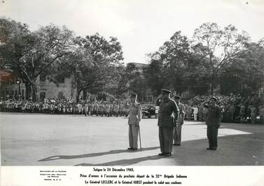 PHOTO ORIGINALE / THEME "1945, Saïgon, Le Gal Leclerc"