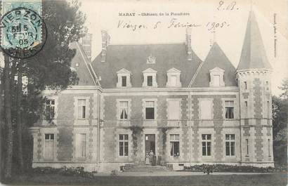 . CPA  FRANCE 41 " Maray, Château de la Plaudière'