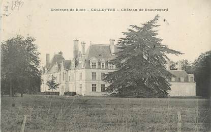 . CPA  FRANCE 41 " Environs de Cellettes, Château de Beuregard"