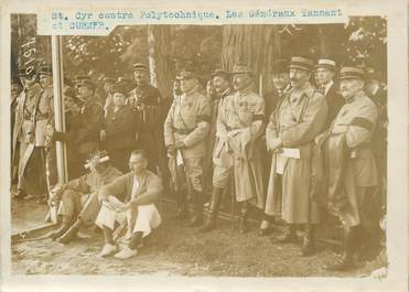 PHOTO ORIGINALE /  THEME MILITAIRE "'Saint Cyr contre Polytechnique, les généraux"