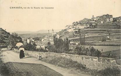 . CPA  FRANCE 12 "Camarès, Vue de la route de Lacaune"