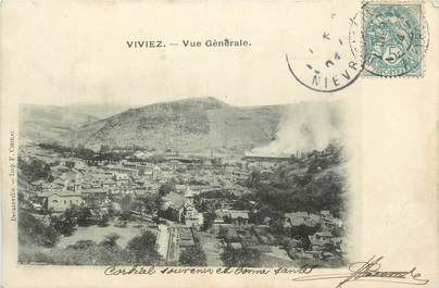 . CPA  FRANCE 12 "Viviez, Vue générale "