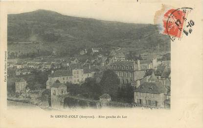 .CPA FRANCE 12 "St Geniez d'Olt, Rive gauche du Lot"