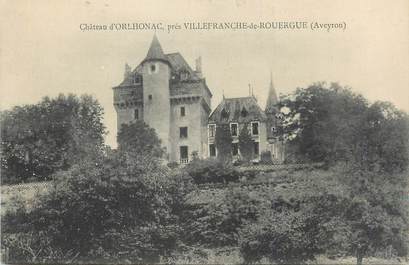 .CPA FRANCE 12 "Orlhonac, Le château"